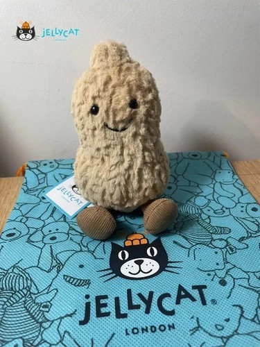 New jellycat peanut plush 15cm - peanut,
