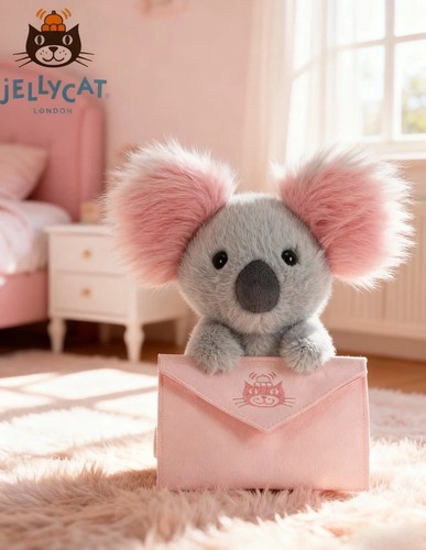 Jellycat koala with - koala, message