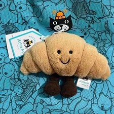 Jellycat Croissant key chain