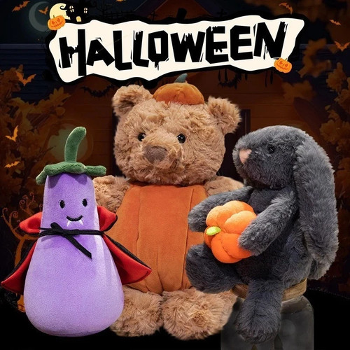 New jellycat pumpkin bear - new,