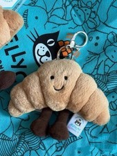 Jellycat Croissant key chain