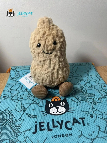 New jellycat peanut - jellycat, 15cm
