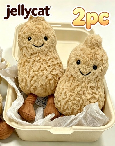 2pcs new jellycat peanut - jellycat, plush